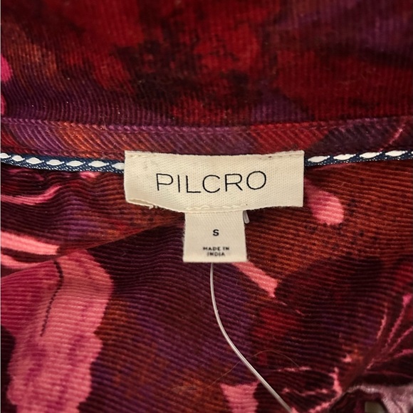 Pilcro Keira Anthropologie Floral Corduroy Mini Dress - Picture 5 of 7